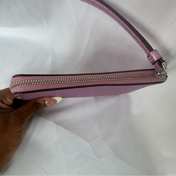 Coach Shimmering Pink Wristlet - Picture 5 of 10